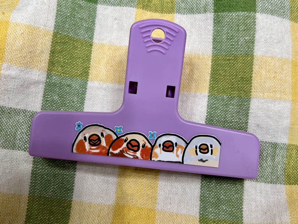キンカビッグマグネットクリップ（紫）