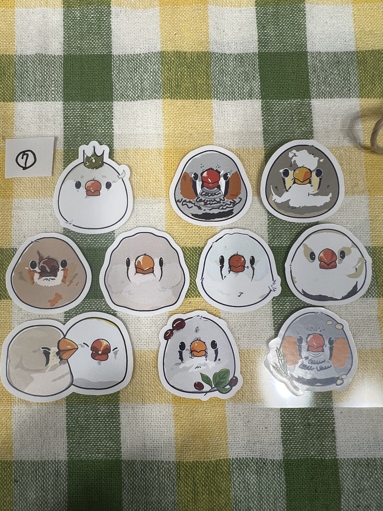 キンカ似顔絵シール⑦