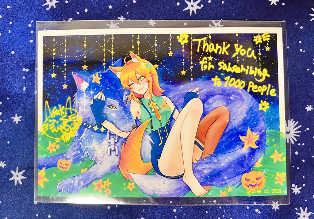 チャンネル登録者1000人記念グッズ