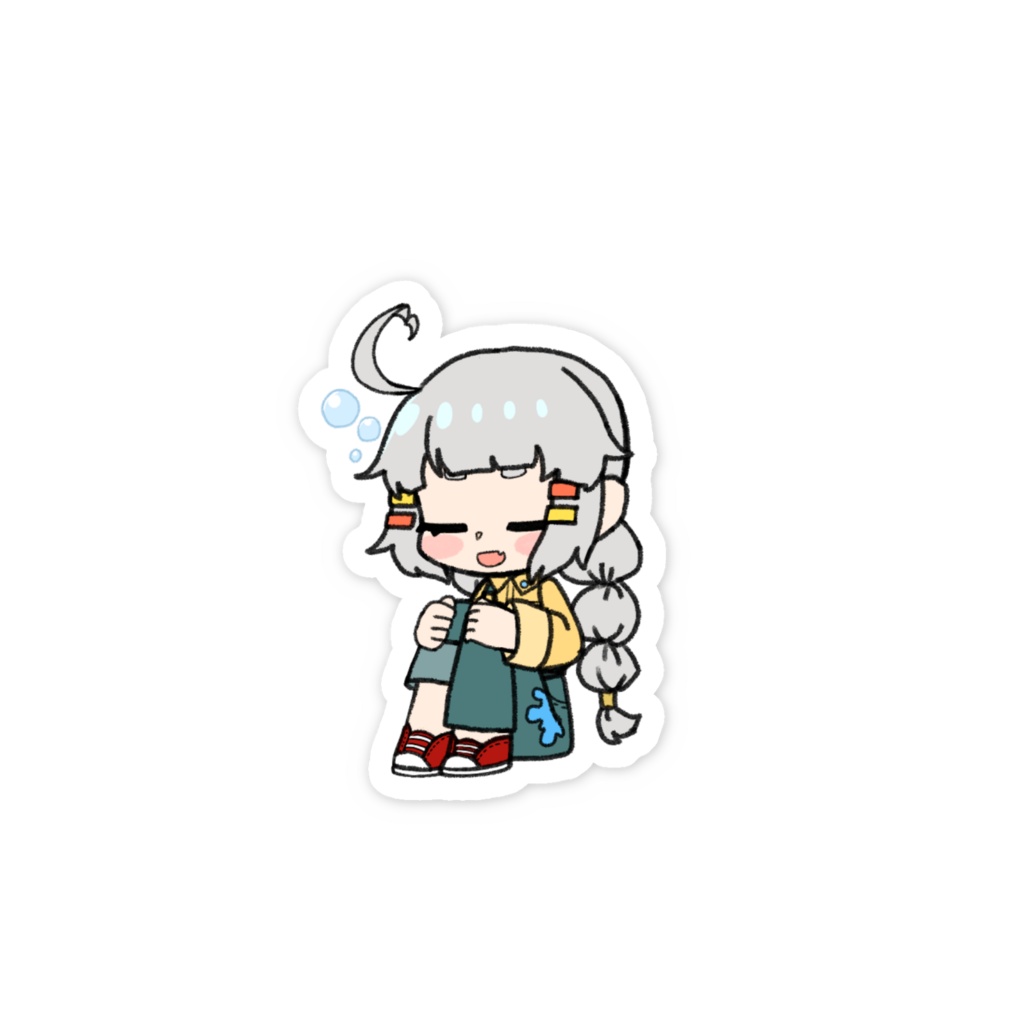 ねむねむカクノさんミニステッカー