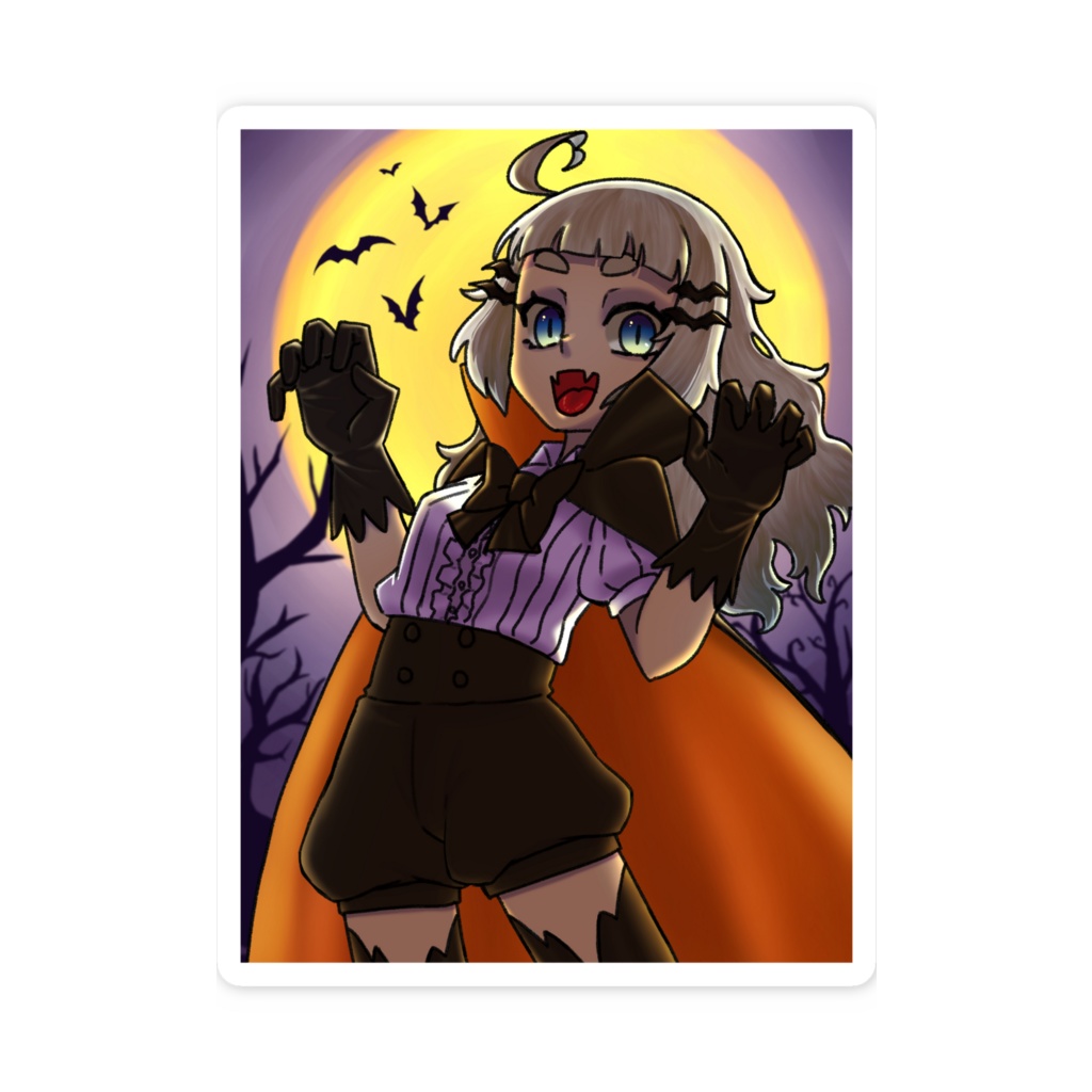 ハロウィンカクノさんステッカー
