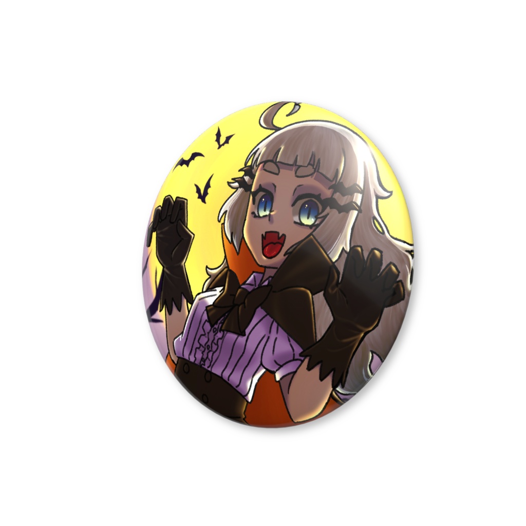 ハロウィンカクノさん缶バッジ