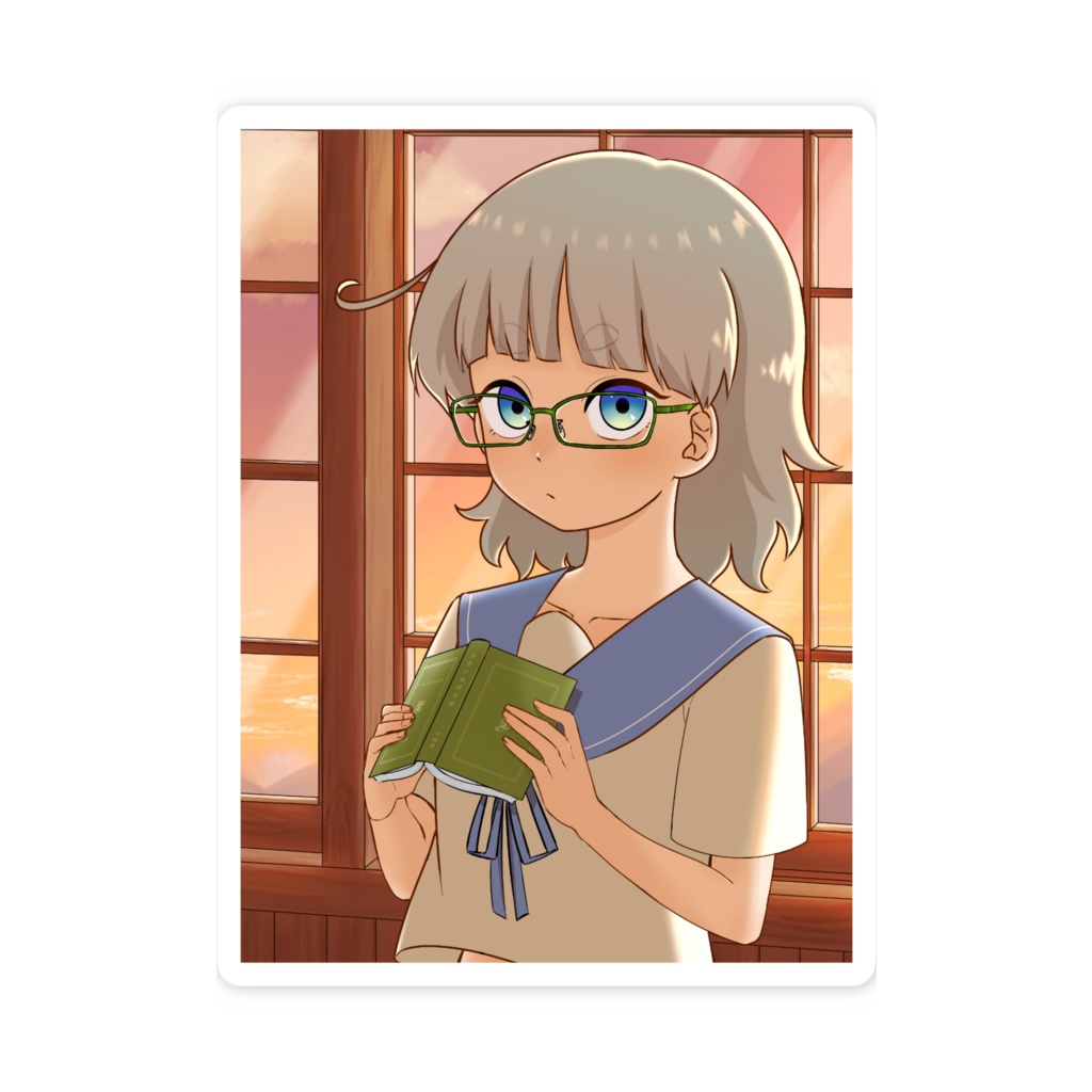 セーラーカクノさんステッカー