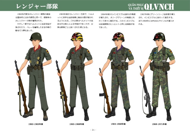 ベトナム共和国軍の軍装1949-1975 Vol.1