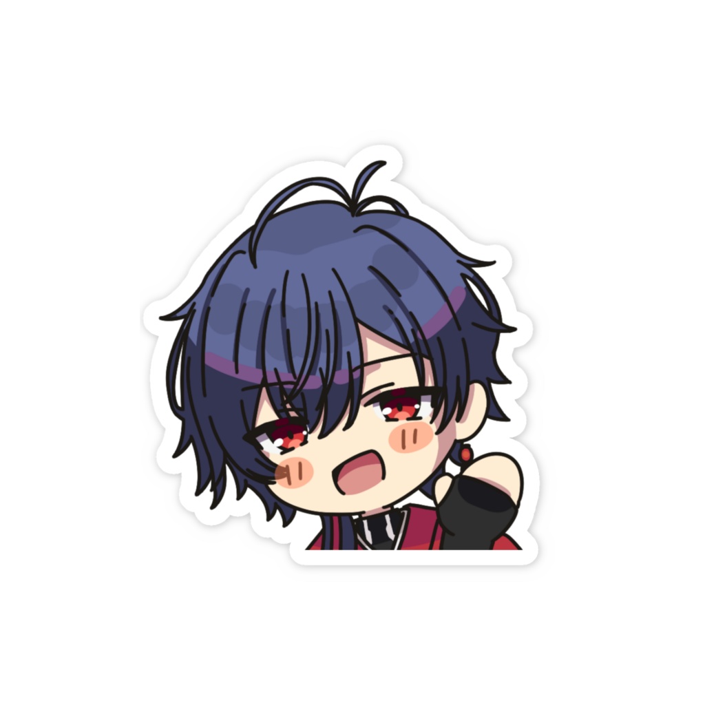 ミニ城京スマホステッカー