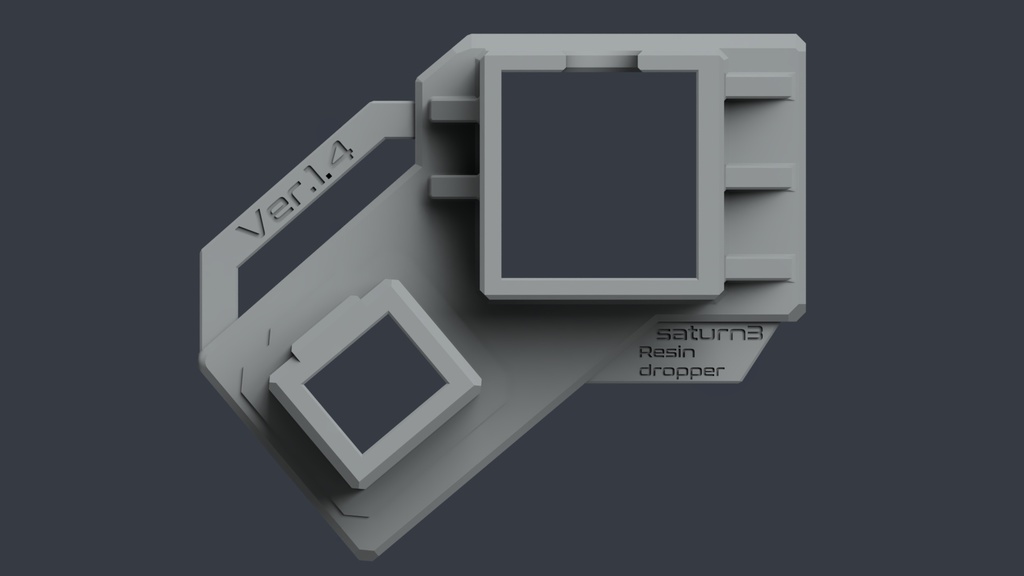 Saturn3 ultra 専用レジンドロッパー stlデータ