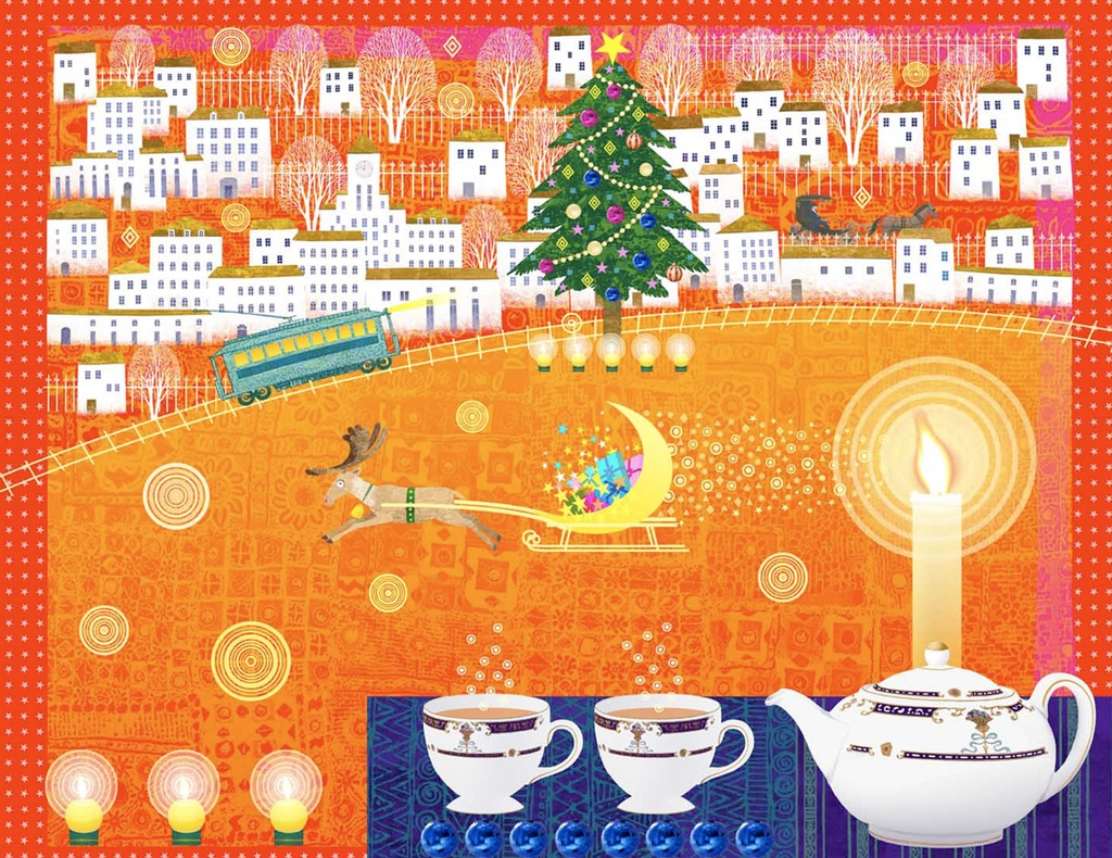 やさしい灯のクリスマスーロウソクの灯と紅茶に包まれた、あたたかな冬の夜