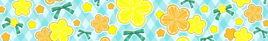 花柄シトラスとリボンのマスキングテープ