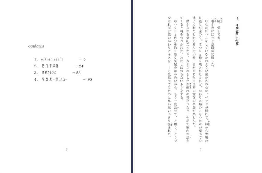 レンズ-瞳 LOVE YOU-*オリジナル恋愛小説