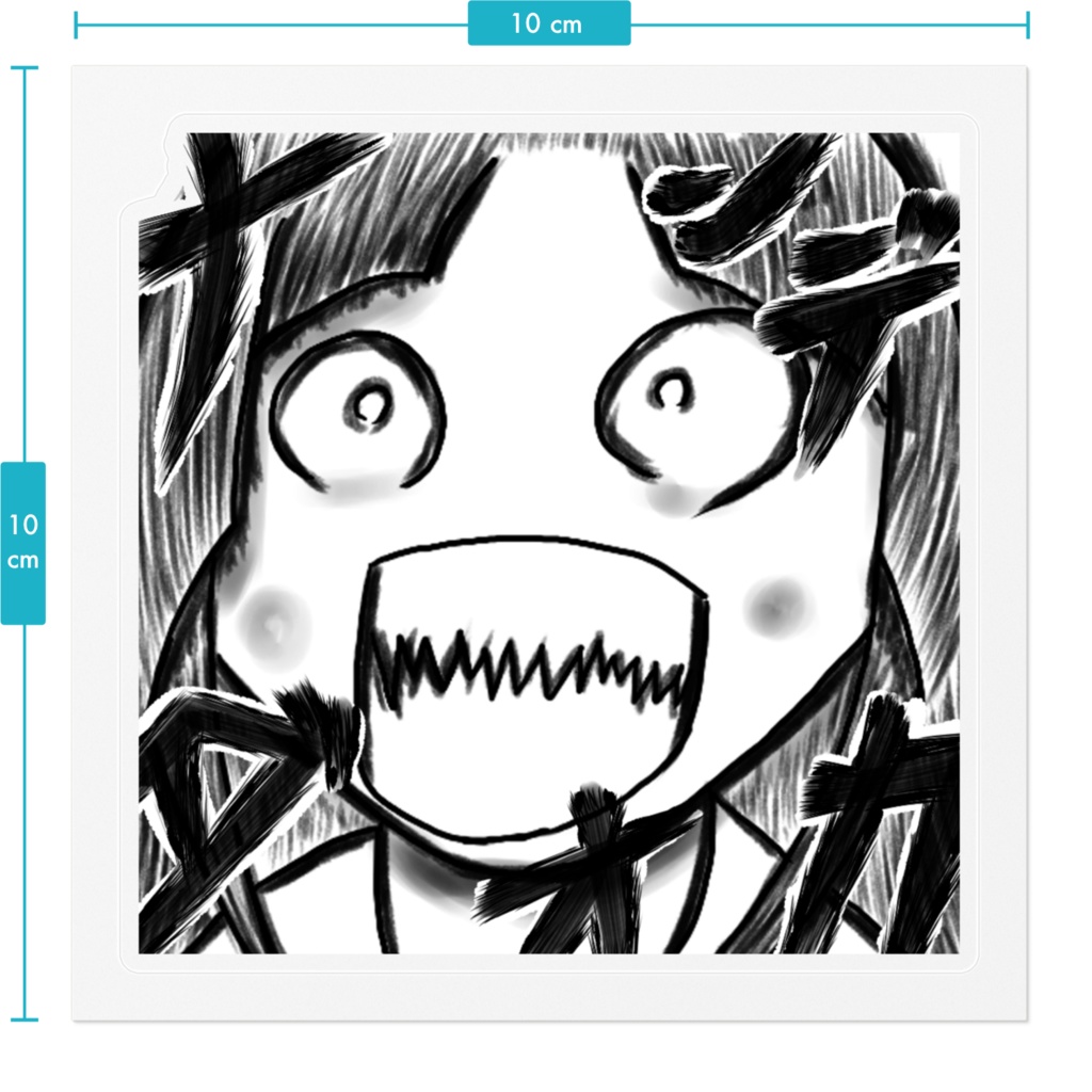 ナンデダオカステッカー