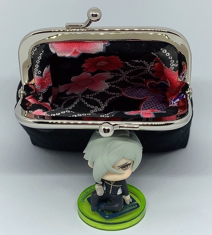 ~112膝丸イメージ~がま口財布&ミニポーチ&通帳入れ