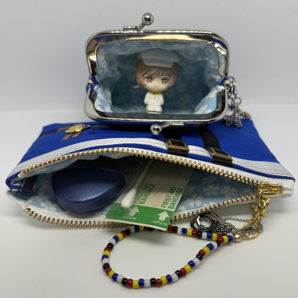 ~252二筋樋貞宗イメージ~がま口財布&ミニポーチ