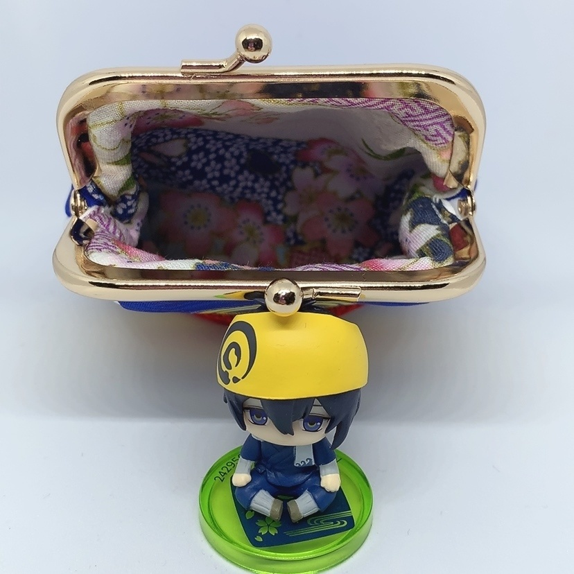 ~3三日月宗近イメージ~がま口財布&ミニポーチ&通帳入れ