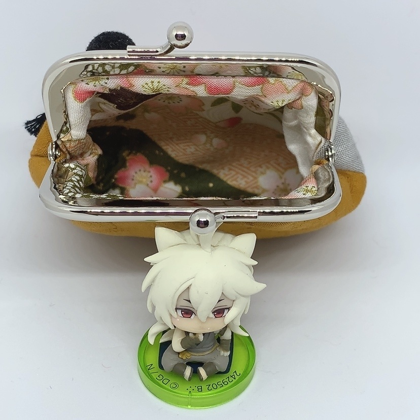 ~5小狐丸イメージ~がま口財布&ミニポーチ&通帳入れ