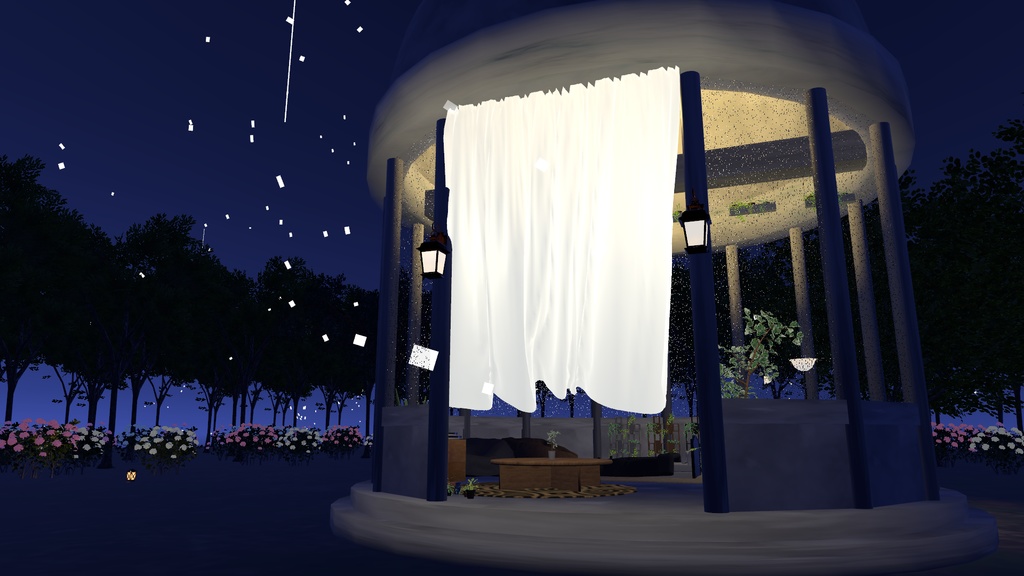 【VRChat利用想定】ガゼボ