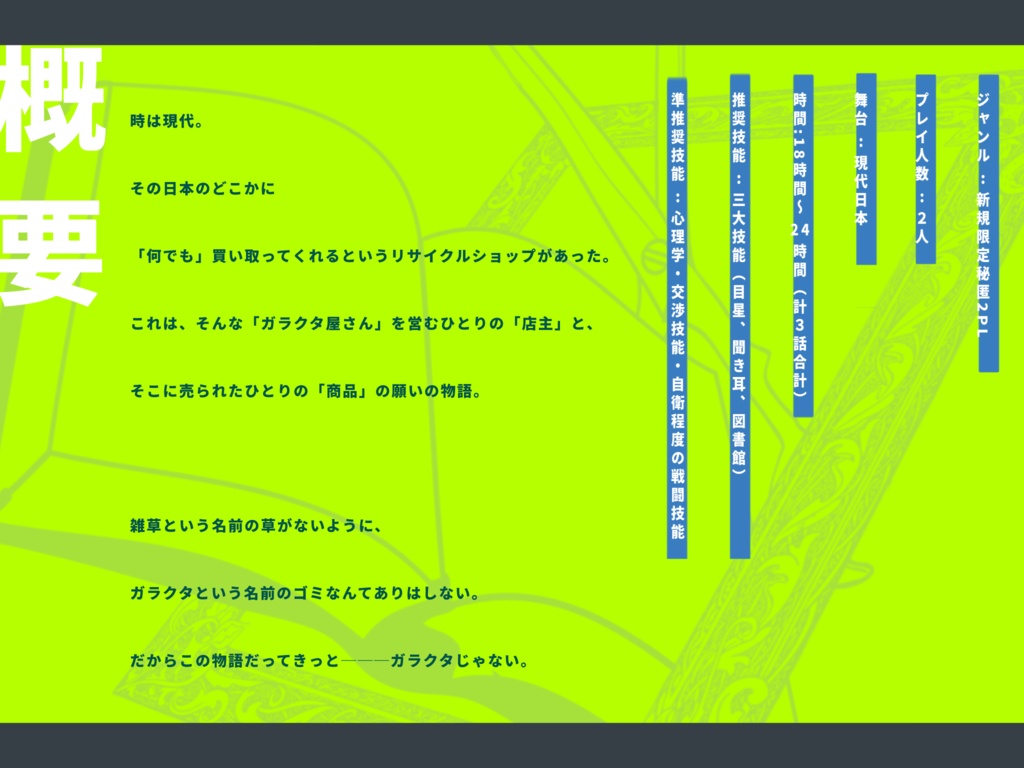 【CoC6版】ガラクタ♻リサイクル SPLLE:E195663