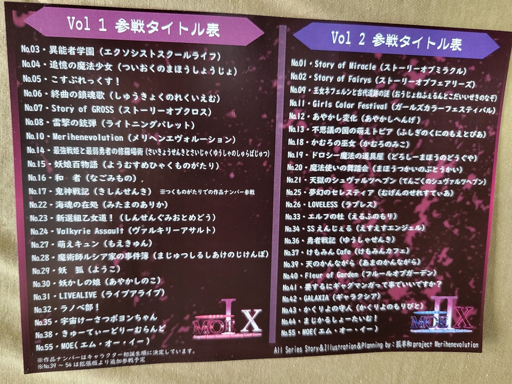 MOEX《一箱で9のゲームが楽しめるヒロインクロスオーバー》