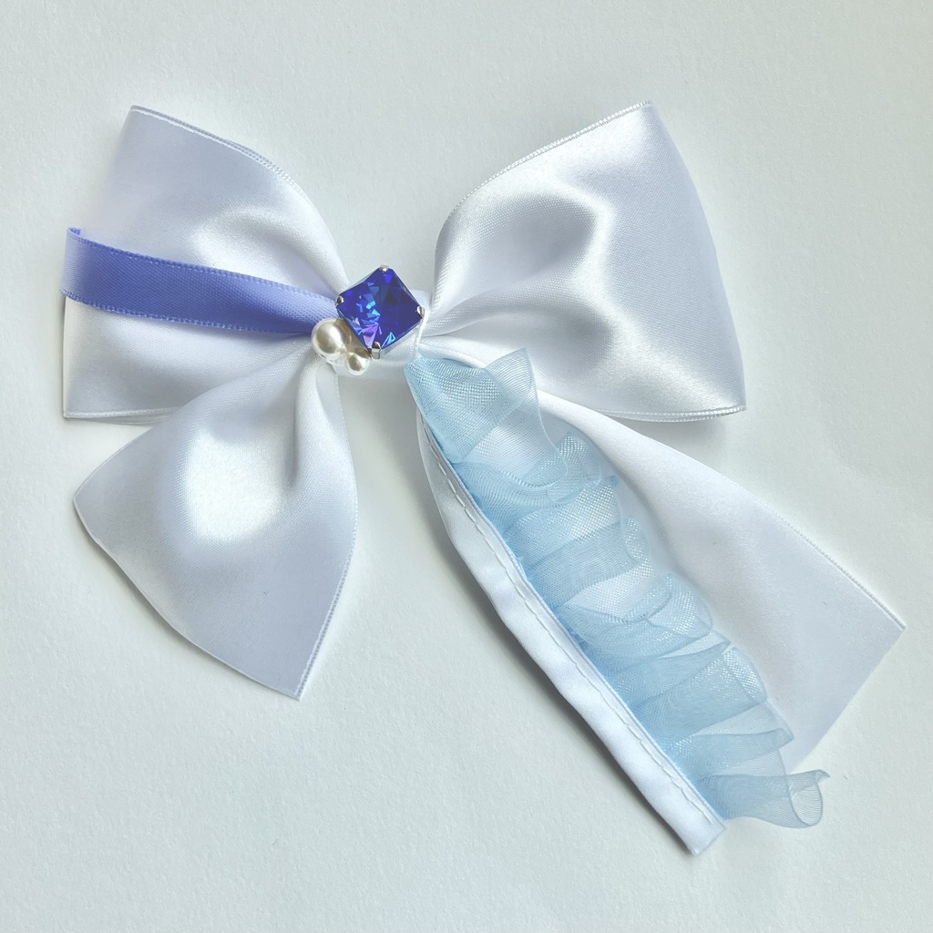 衣装イメージDカン付きリボンヘアクリップ(ハンドメイド)【二次創作】