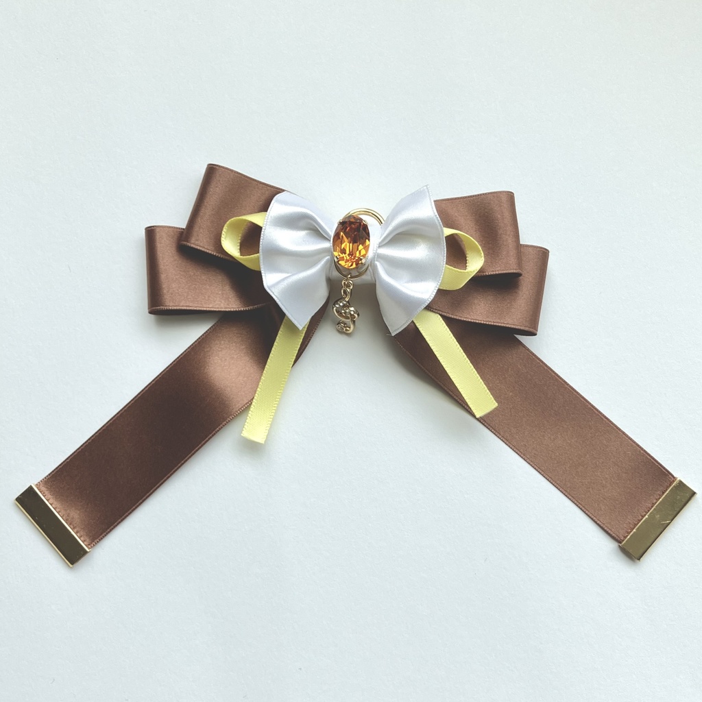 衣装イメージDカン付きリボンヘアクリップ(ハンドメイド)【二次創作】