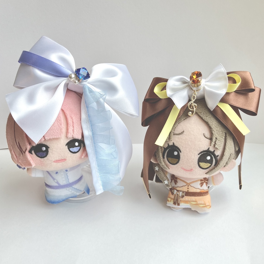 衣装イメージDカン付きリボンヘアクリップ(ハンドメイド)【二次創作】