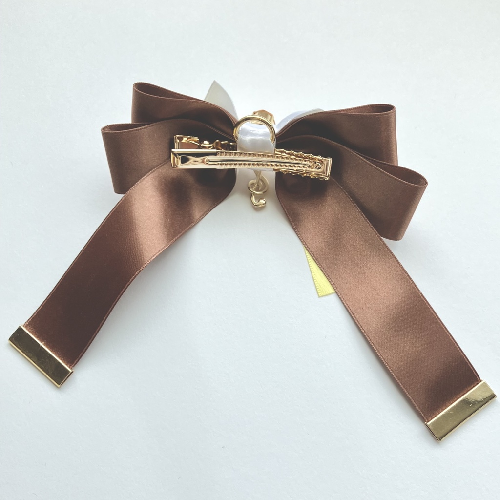 衣装イメージDカン付きリボンヘアクリップ(ハンドメイド)【二次創作】