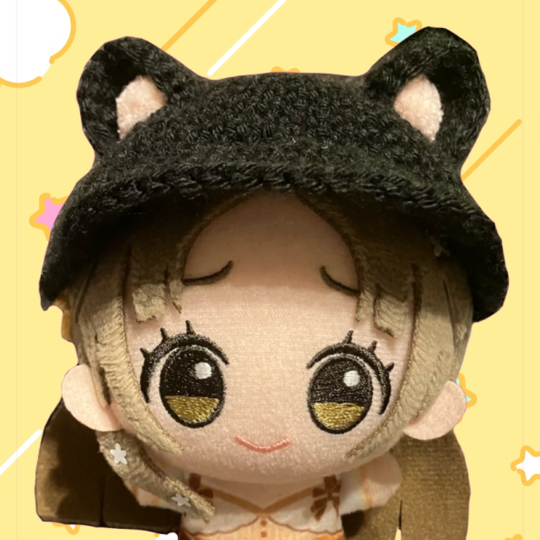 ハムみみキャップ🐹(ちびぐるみ用)