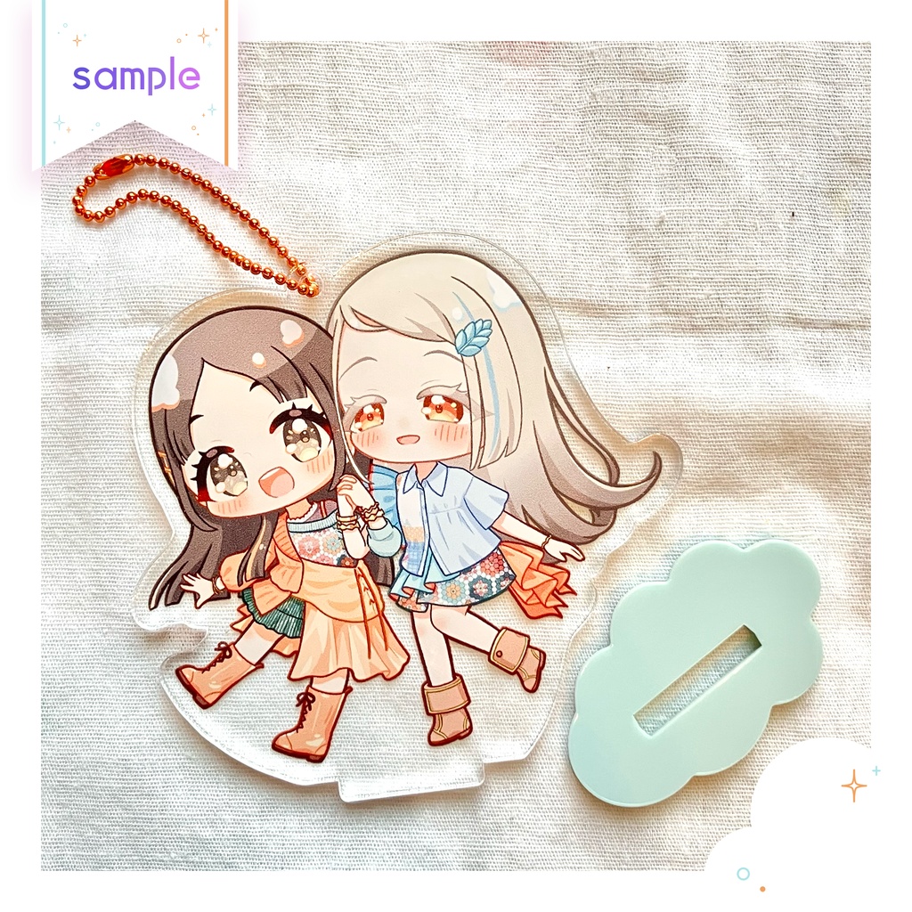 なかよしゆめぱしーアクリルスタンドキーホルダー【二次創作】