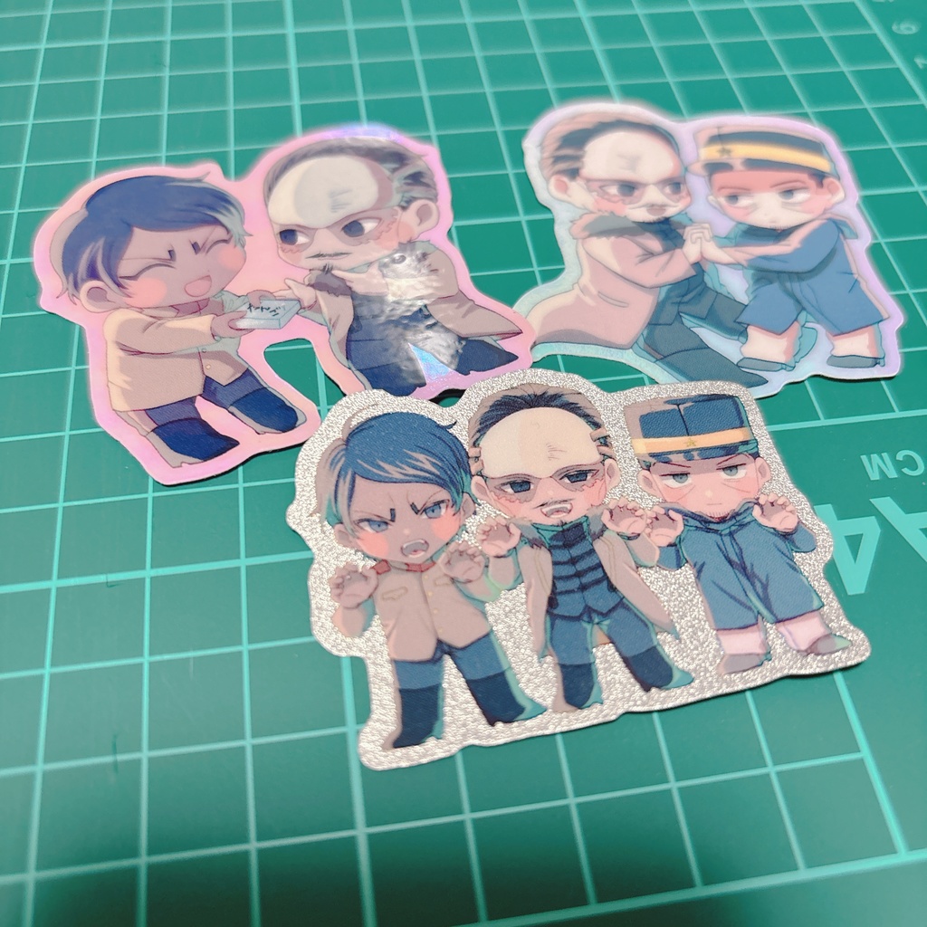 月鶴•鯉鶴シール３種