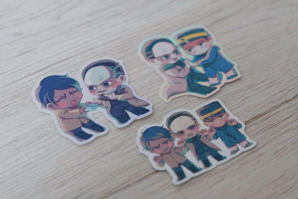 月鶴•鯉鶴シール３種