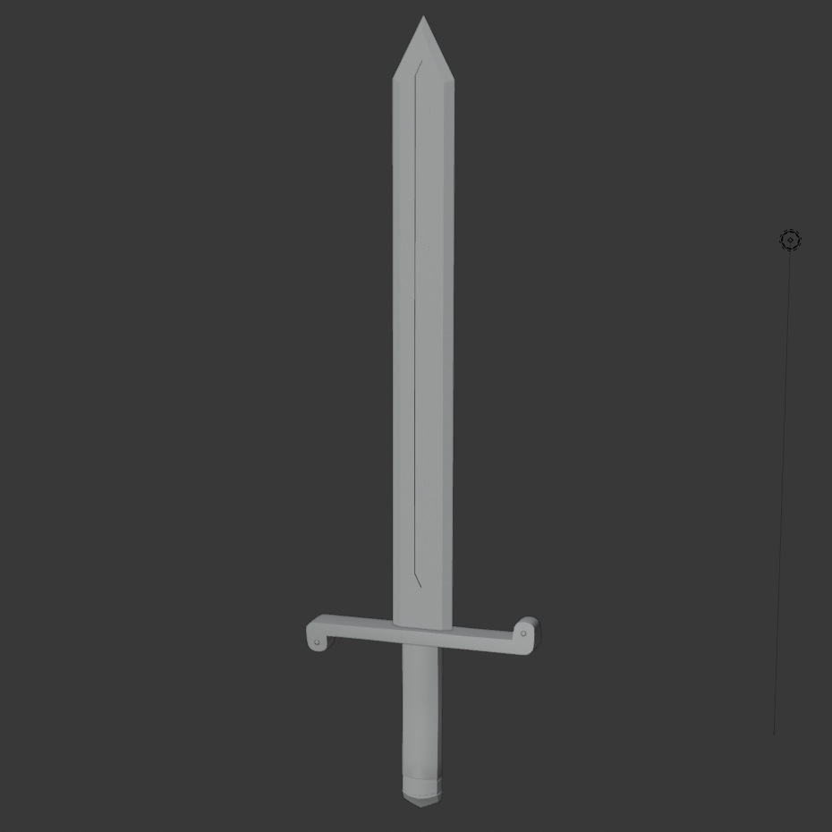 【Unity対応】剣(Sword) 3Dモデル ローポリ