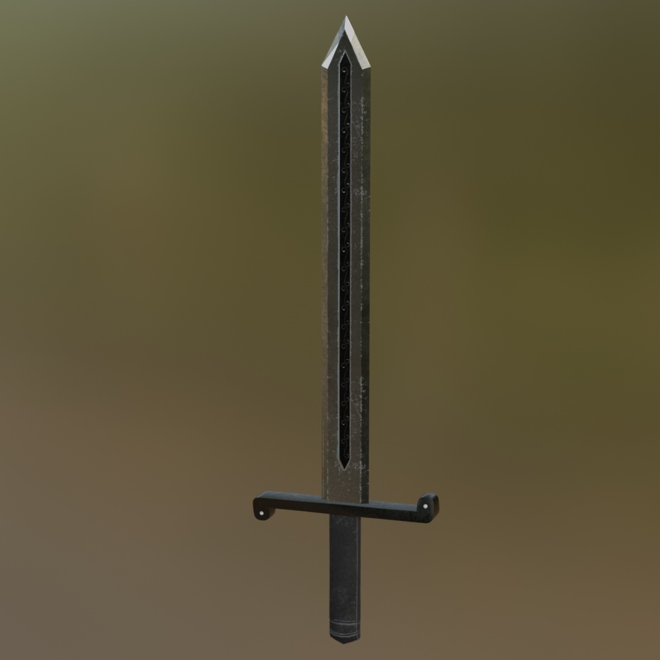 【Unity対応】剣(Sword) 3Dモデル ローポリ