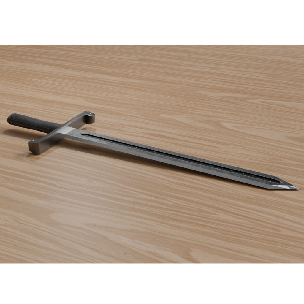 【Unity対応】剣（Sword）　３Dモデル　ローポリ