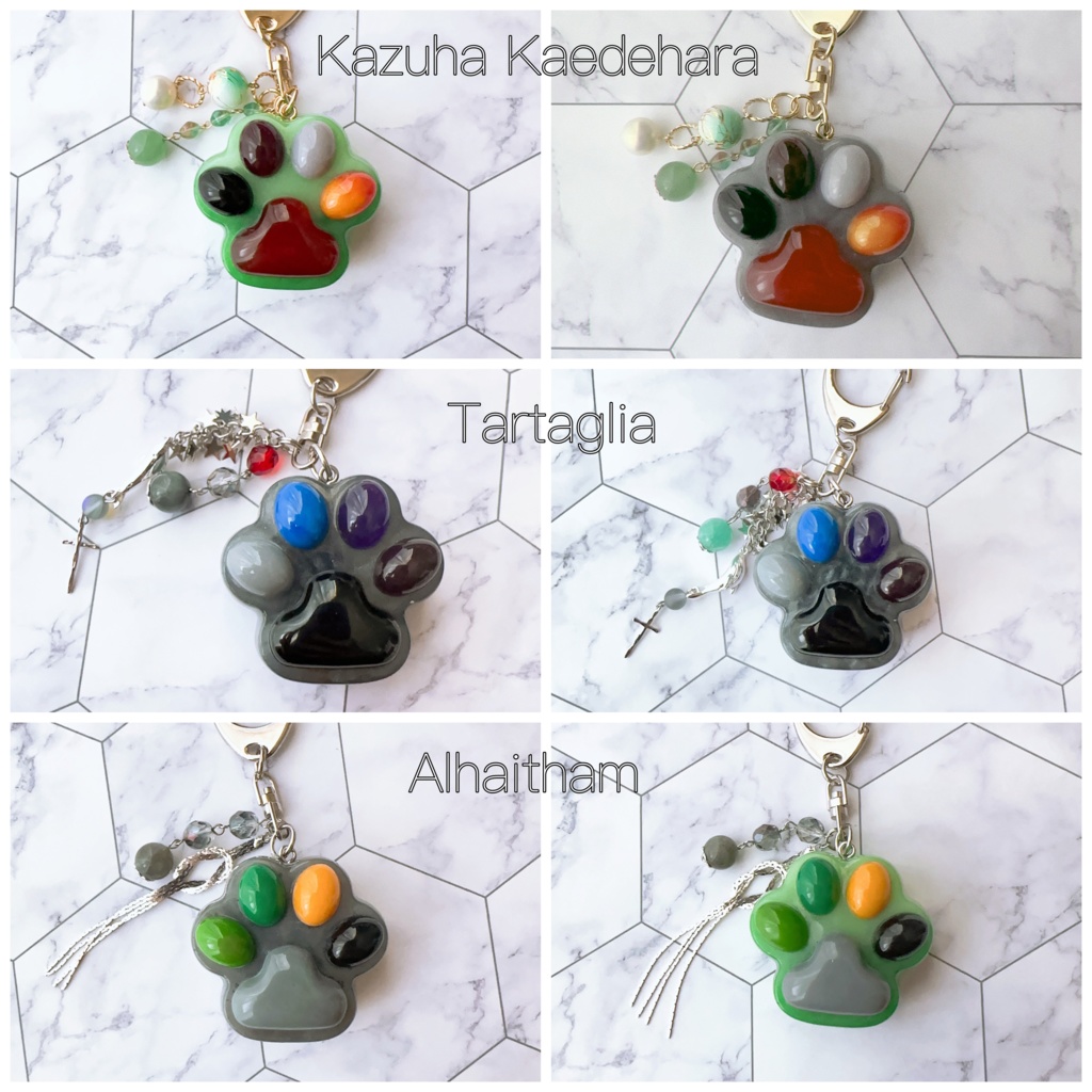 【原神】にくきゅうキーホルダー