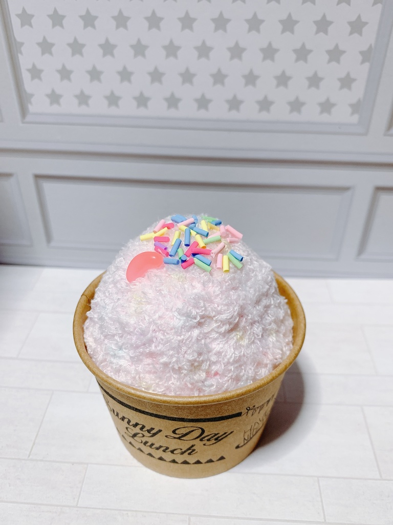 おまんじゅう用着ぐるみ・ぬい用帽子:アイス