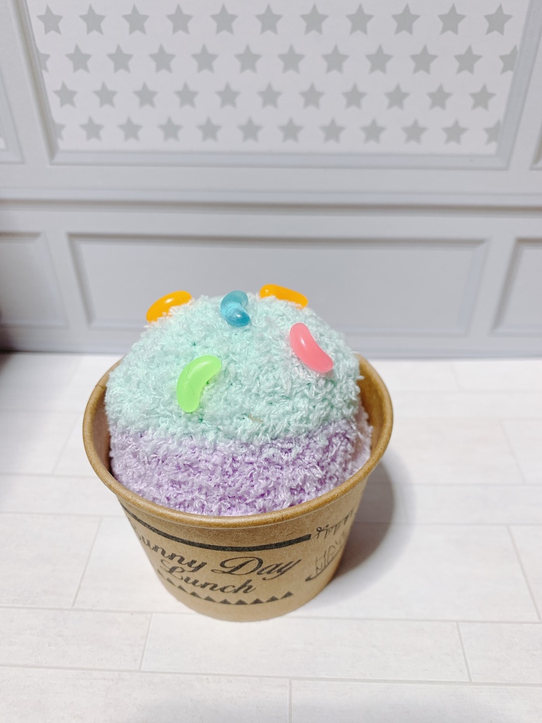 おまんじゅう用着ぐるみ・ぬい用帽子:アイス