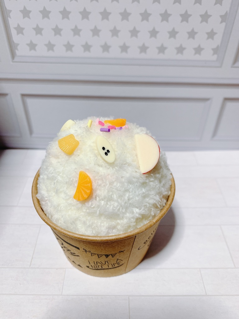 おまんじゅう用着ぐるみ・ぬい用帽子:アイス