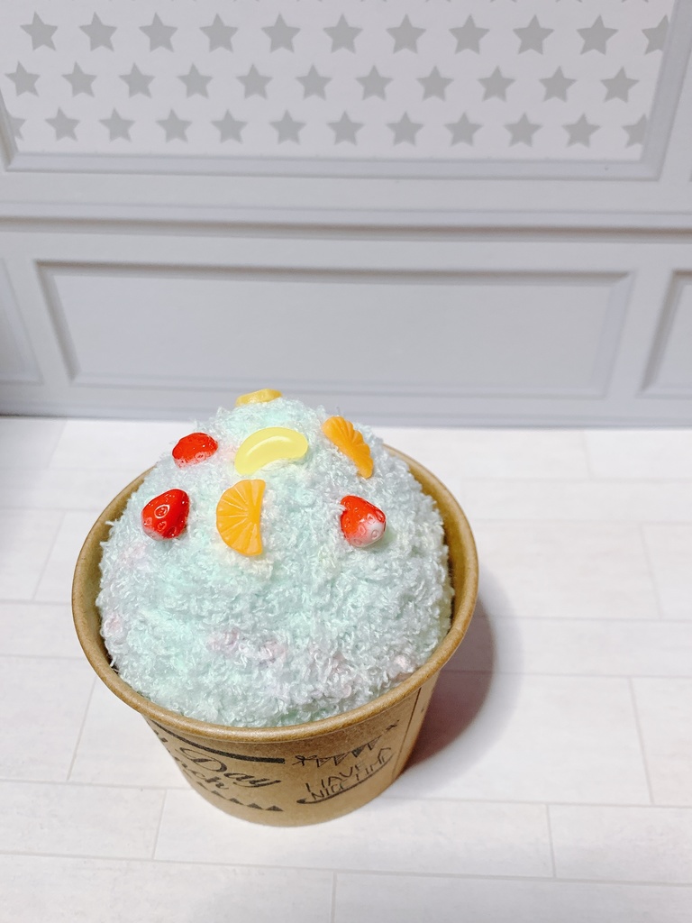 おまんじゅう用着ぐるみ・ぬい用帽子:アイス