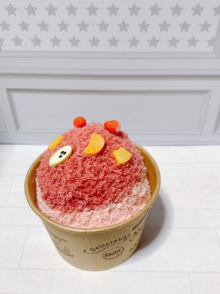 おまんじゅう用着ぐるみ・ぬい用帽子:アイス