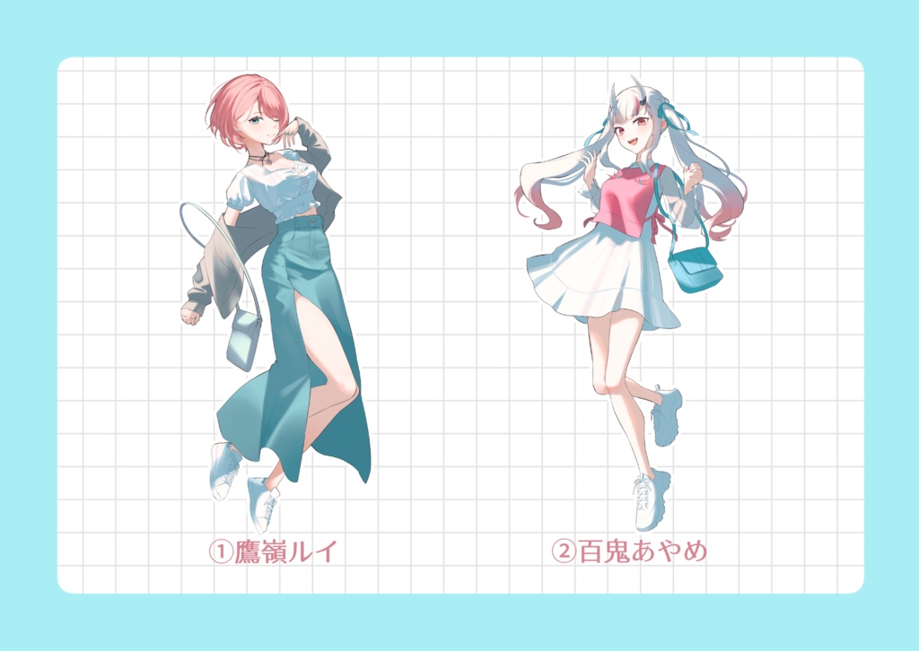 【ホロクル9th】アクリルスタンド(鷹嶺ルイ/百鬼あやめ)