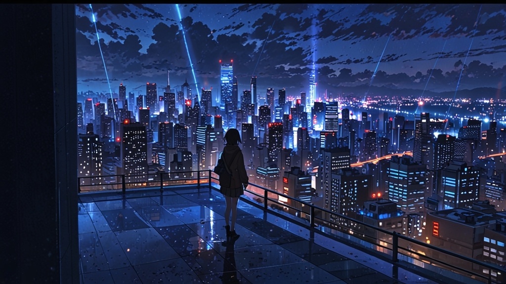 夜景, 壁紙, SNSアイコン,AI生成