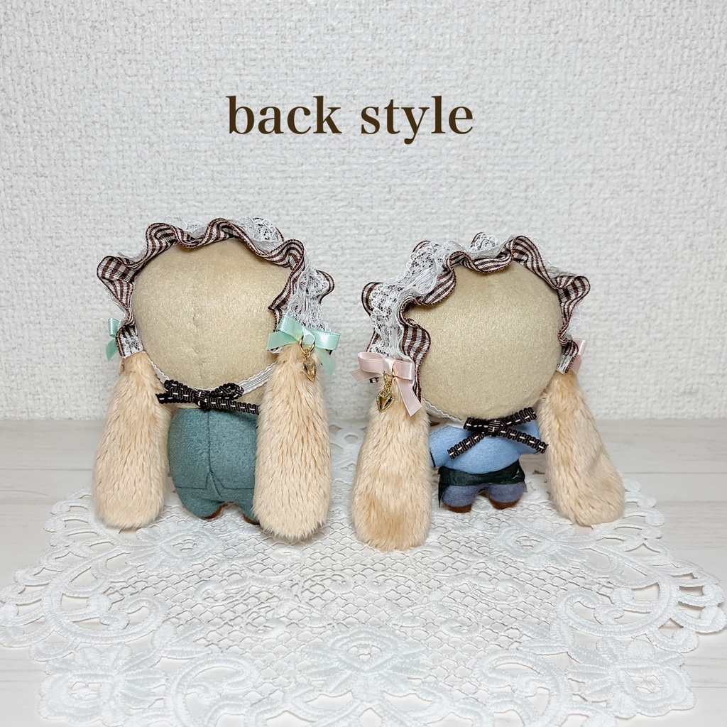 【10cmぬい】うさ耳ヘッドドレス Sweet Chocolat