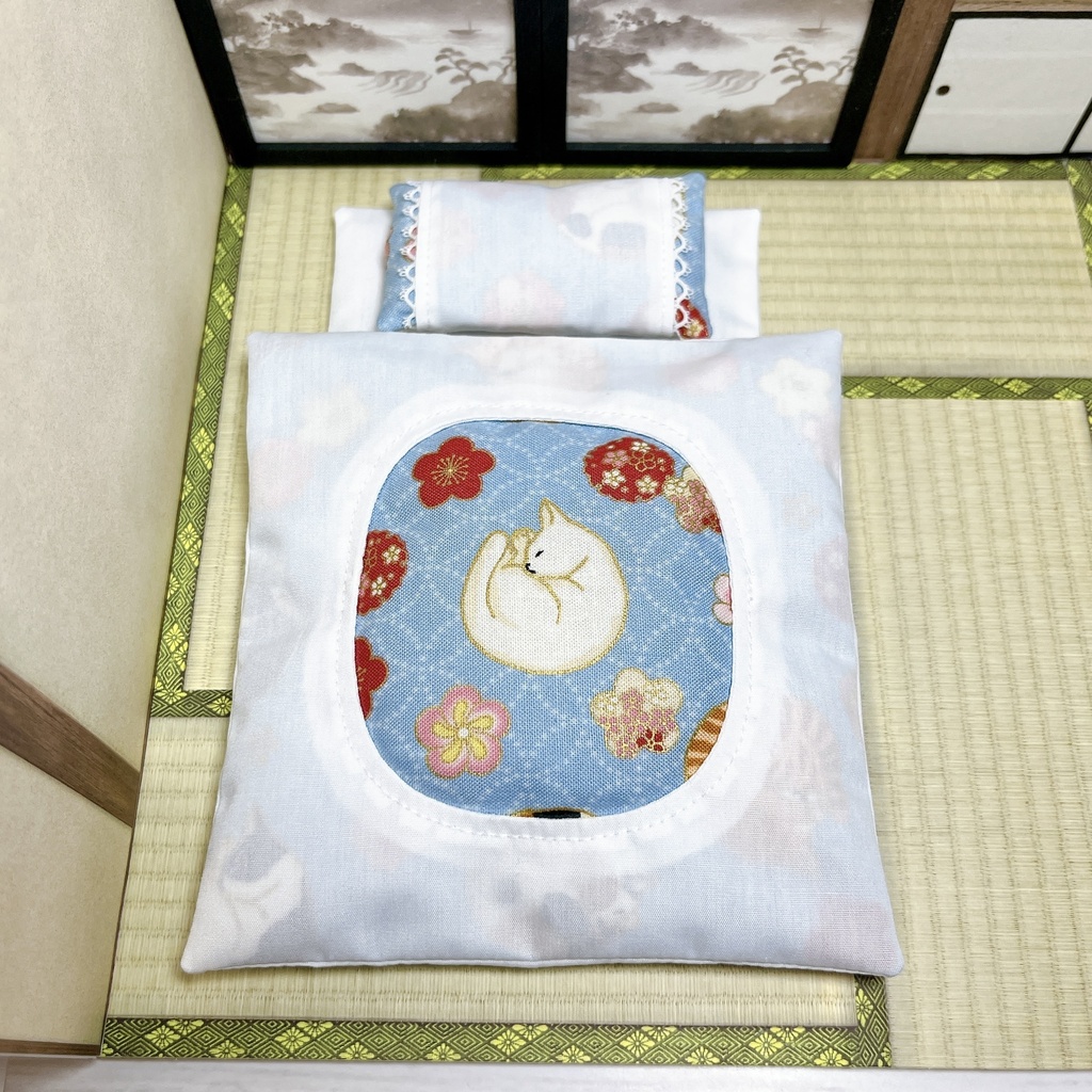 【10cmぬい】にゃんこ和布団