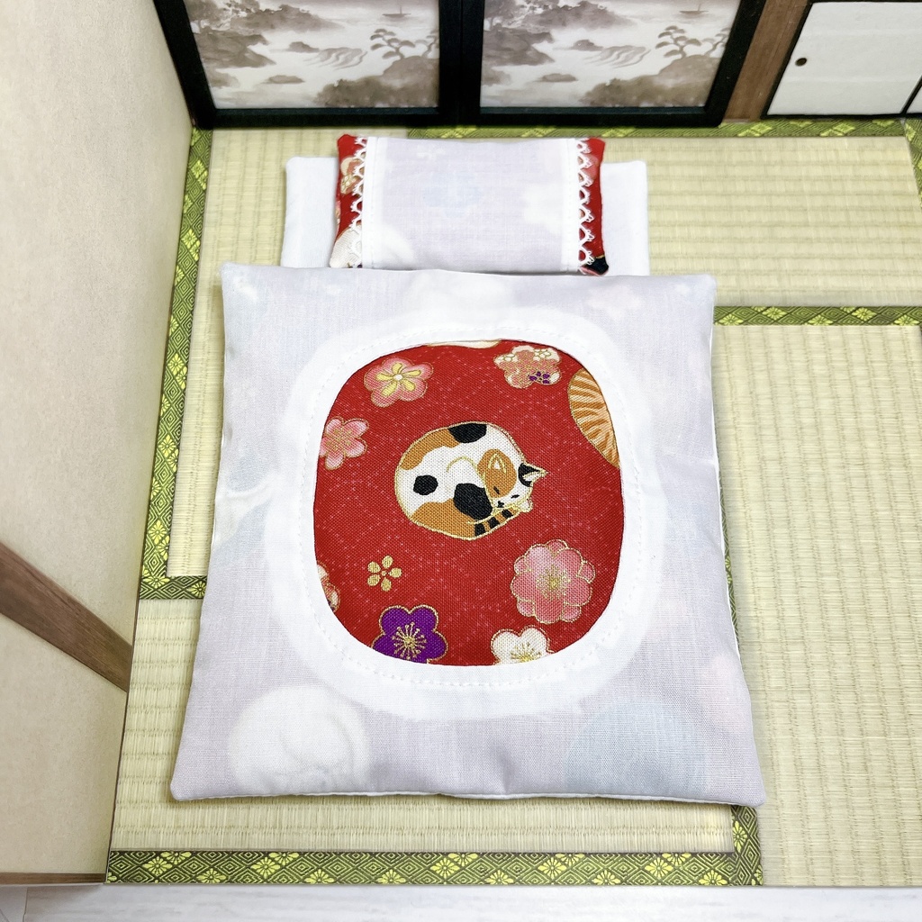 【10cmぬい】にゃんこ和布団