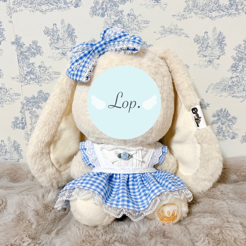【うさテデ】ローズエプロン&リボンset