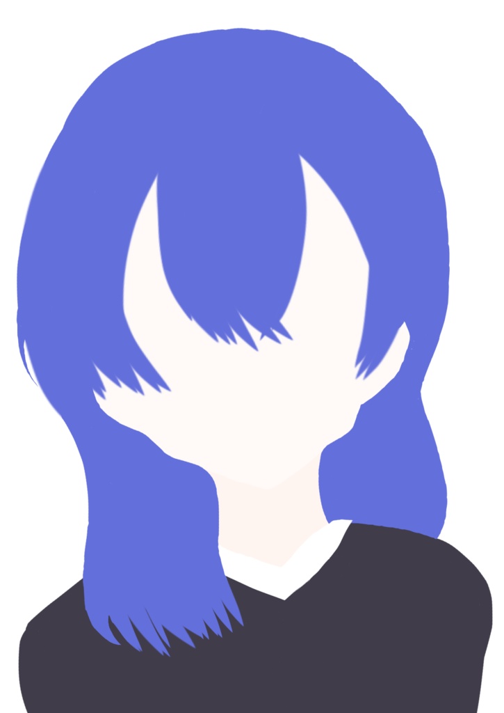 青髪の女の子