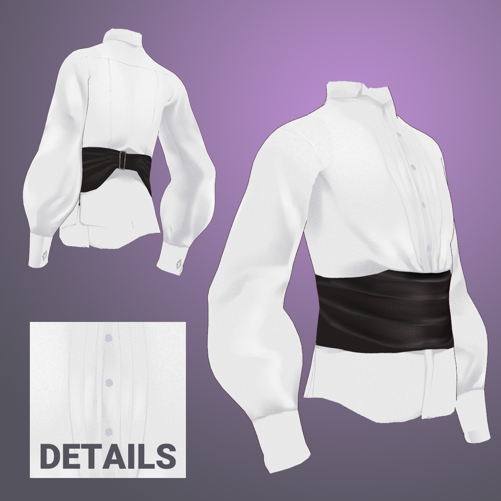 【無料版あり/VRoid正式版】タキシード風スーツ 3パターン+おまけネクタイ/ Dinner jacket 3 style + 2 tie.