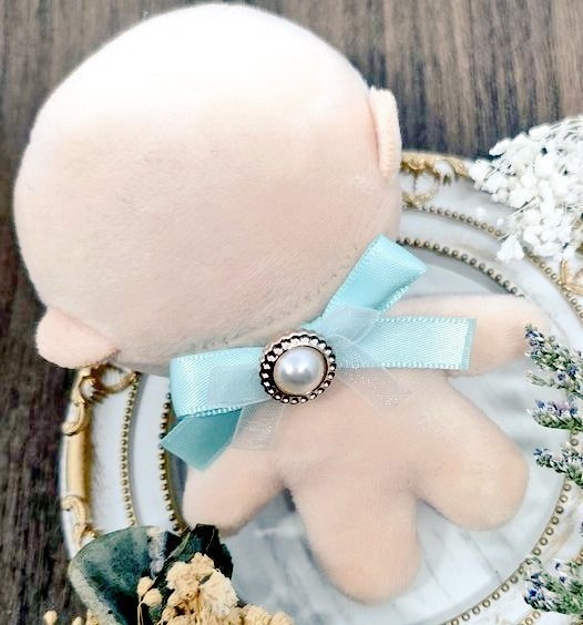 【カラー指定可能】ぬい服用リボンゴム 10cmぬいぐるみ用