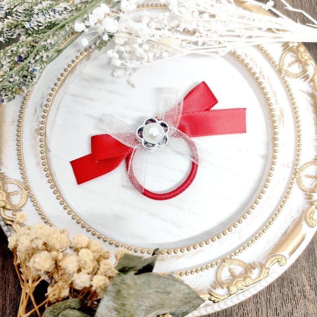 【カラー指定可能】ぬい服用リボンゴム 10cmぬいぐるみ用