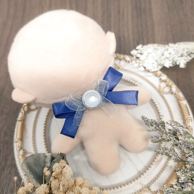 【カラー指定可能】ぬい服用リボンゴム 10cmぬいぐるみ用