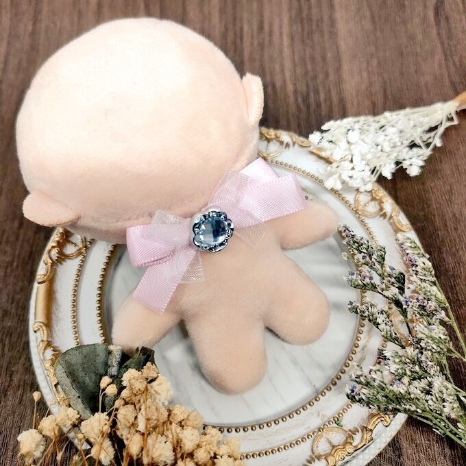 【カラー指定可能】ぬい服用リボンゴム 10cmぬいぐるみ用